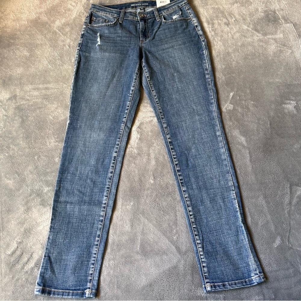 Inc‎ International Concepts Jean the boyfrined ava wash mid rise, Sz 26,New/Tag